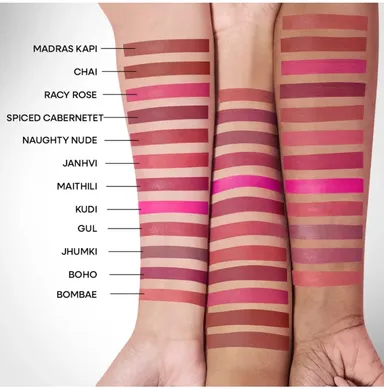 Nykaa Matte To Last No Transfer Long Lasting Lipstick 3.5g Hot Coco Shade Deep Red Brown Velvet Matte Finish Smudge Proof Waterproof High Pigment Lightweight Lip Colour for Indian Skin Tone Everyday Office Party Wear thumbnail 1