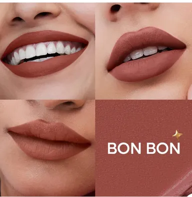 Nykaa Matte To Last No Transfer Long Lasting Lipstick 3.5g Bon Bon Shade Deep Red Brown Velvet Matte Smudge Proof Waterproof High Pigment Lightweight Lip Colour for Indian Skin Tone Everyday Office Party Wear thumbnail 1