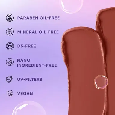 Nykaa Superlight Feather Touch Lipstick Bloom 4.2g Brown Shade Lightweight Creamy Matte Finish Smooth Glide Long Lasting Comfortable Daily Wear Lip Colour for Indian Skin Tone thumbnail 1
