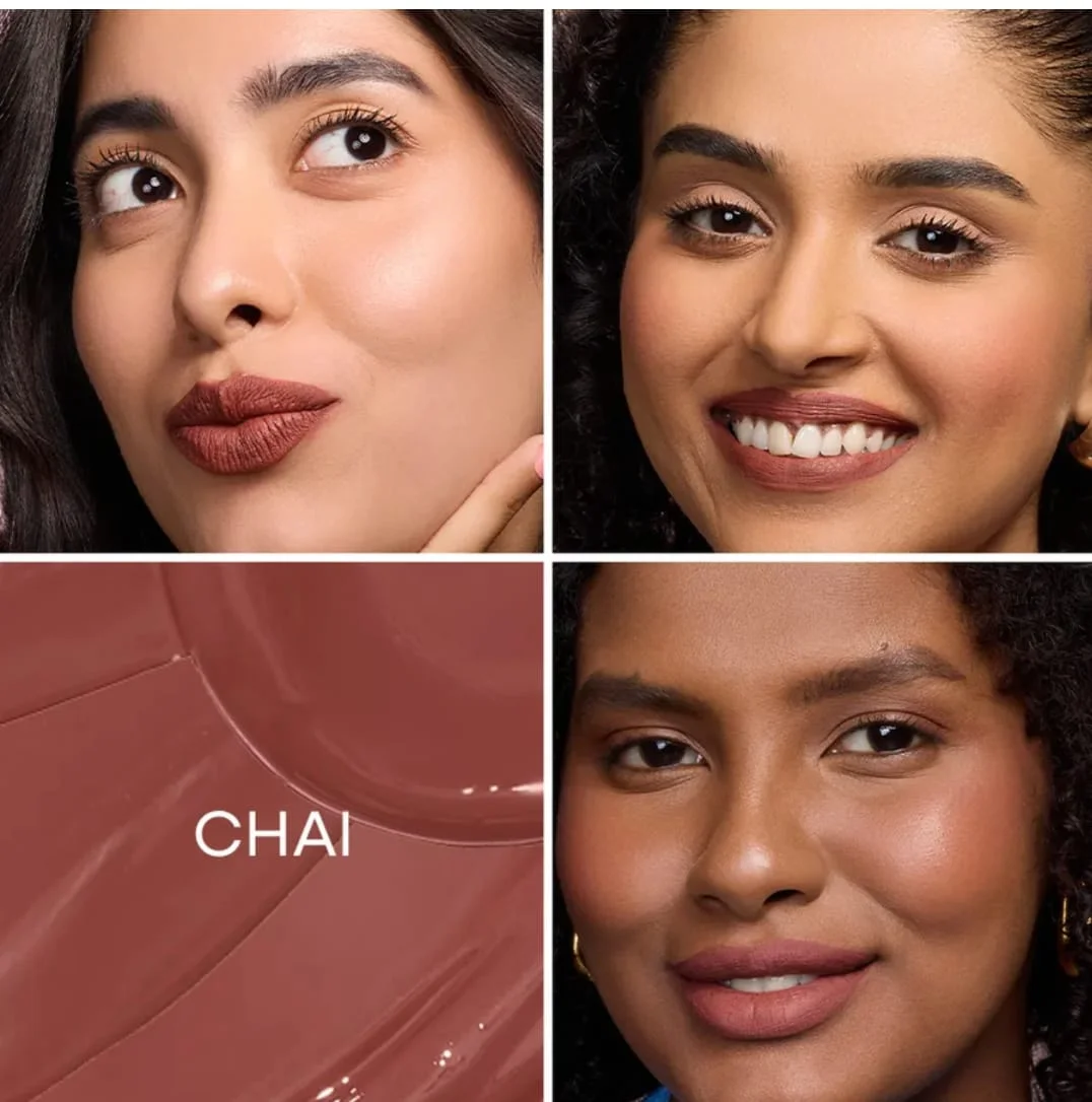 Matte Liquid Lipstick in Shade 'Chai' - Long-Lasting, Highly Pigmented, Transfer-Proof Formula for All Skin Tones - Smooth, Lightweight Comfort Wear for Everyday Glamour image 2
