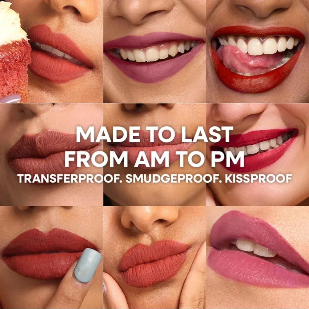 Matte Liquid Lipstick in Shade 'Chai' - Long-Lasting, Highly Pigmented, Transfer-Proof Formula for All Skin Tones - Smooth, Lightweight Comfort Wear for Everyday Glamour image 3