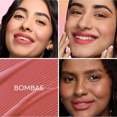 Matte Liquid Lipstick in Shade 'Bombae' - Long-Lasting, Highly Pigmented, Transfer-Proof Formula for All Skin Tones - Smooth, Lightweight Comfort Wear for Everyday Glamour thumbnail 1