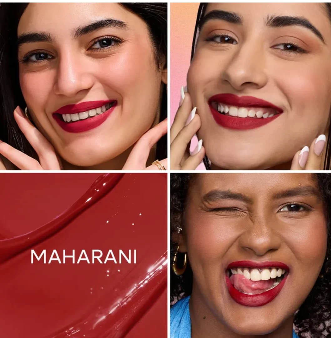 Nykaa Matte To Last Transferproof Liquid Lipstick Maharani 02 Deep Berry Plum Long Lasting Waterproof Smudge Proof High Pigment Velvet Matte Finish Lightweight Liquid Lip Colour for Indian Skin Tone Party Bridal Office Makeup India image 2