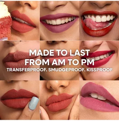 Nykaa Matte To Last Transferproof Liquid Lipstick Maharani 02 Deep Berry Plum Long Lasting Waterproof Smudge Proof High Pigment Velvet Matte Finish Lightweight Liquid Lip Colour for Indian Skin Tone Party Bridal Office Makeup India thumbnail 4