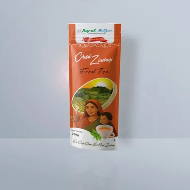 Rural Mother Chai Zindagi Premium Masala Chai Powder 250g Strong Kadak Indian Tea Blend Rich Aroma Milk Tea Cutting Chai Daily Use Home Office Cafe thumbnail 0