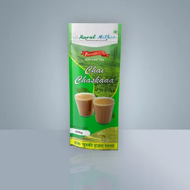 Rural Mother Chai Chaskaaa Instant Masala Tea Premix Traditional Indian Spiced Milk Tea Powder Kadak Strong Desi Chai for Home Office Travel Cafeteria Authentic Flavour thumbnail 0