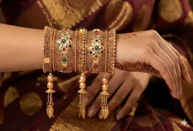 Bridal Chuda Set Punjabi Kundan Red Chooda Diva Bridal Bangles Traditional Wedding Jewellery Set Lightweight Ethnic Bridal Wear India Elegant Bridal Chura Set for Brides Punjabi Chuda 2.4 thumbnail 1