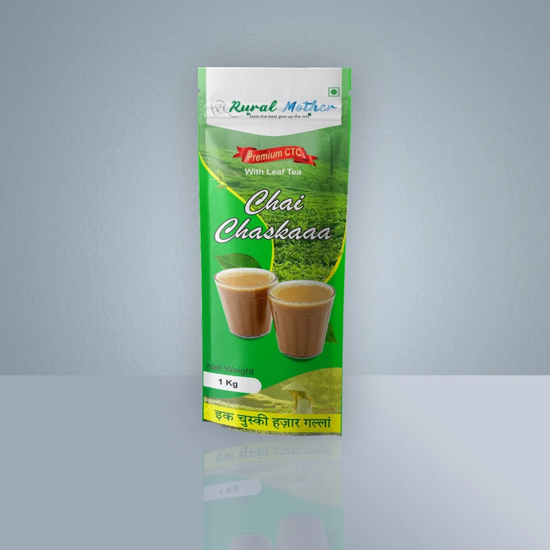 Rural Mother Chai Chaskaaa Strong Masala Chai Powder 1kg Premium Kadak Indian Tea Blend for Milk Tea Cutting Chai Rich Aroma Daily Use Home Office image 1