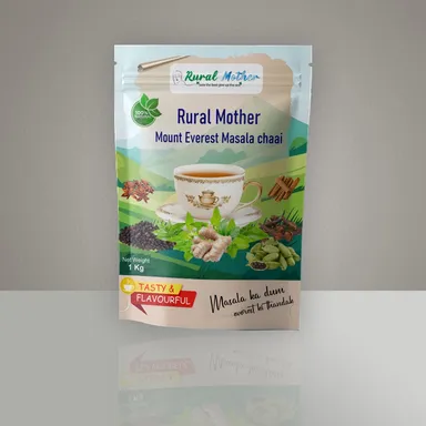 Rural Mother Mount Everest Premium Masala Chai Spice Blend for Authentic Indian Tea Experience Aromatic Tea Masala Powder for Strong Kadak Chai Home Brew Traditional Indian Spiced Milk Tea Enhancer thumbnail 0