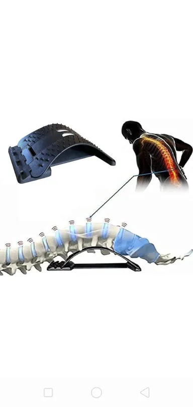 Pinal Curve Back Relaxation Device |Back Stretcher Lumbar Support for Pain Relief thumbnail 2