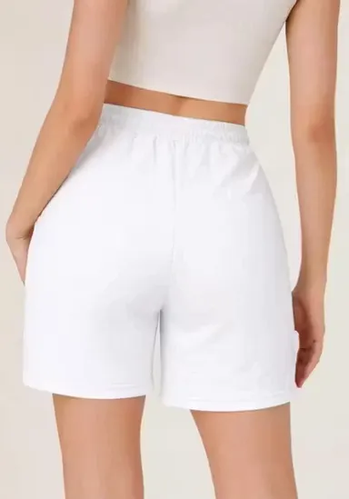 Women Stylish Lycra Shorts Stretchable High Waist Slim Fit Athletic Gym Yoga Running Cycling Shorts Comfortable Casual Summer Wear Activewear Shorts for Women India Daily Wear Fashion Shorts shorts M thumbnail 1
