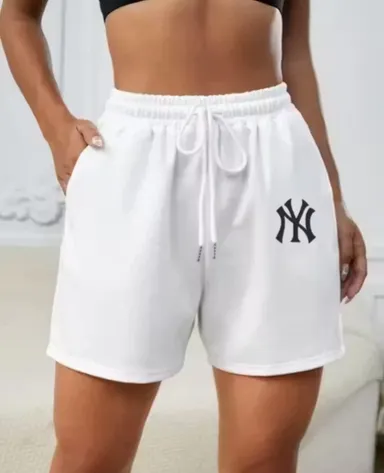 Women Stylish Lycra Shorts Stretchable High Waist Slim Fit Athletic Gym Yoga Running Cycling Shorts Comfortable Casual Summer Wear Activewear Shorts for Women India Daily Wear Fashion Shorts shorts M thumbnail 2