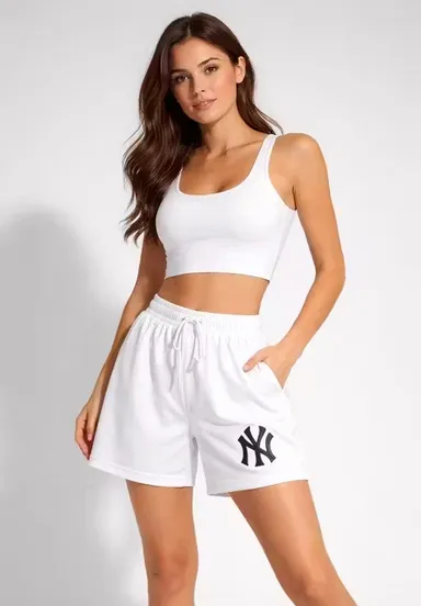 Women Stylish Lycra Shorts Stretchable High Waist Slim Fit Athletic Gym Yoga Running Cycling Shorts Comfortable Casual Summer Wear Activewear Shorts for Women India Daily Wear Fashion Shorts shorts M thumbnail 0
