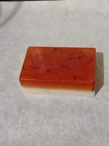 Natural Kesar Oatmeal Soap 100gm Handmade Ayurvedic Bathing Bar for Skin Brightening Moisturising Gentle Exfoliation Herbal Face and Body Soap India thumbnail 0