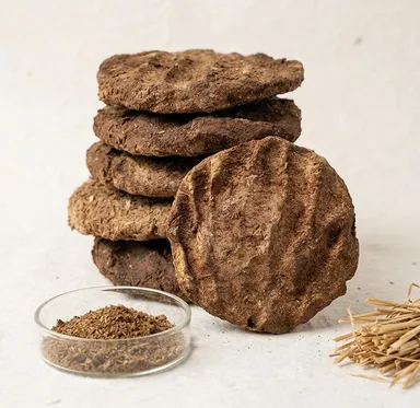 100% Pure Organic Cow Dung Cakes for Plants Home Gardening Natural Fertilizer Manure Pack of 10 Sun Dried Chemical Free Nutrient Rich Compost for Indoor Outdoor Plants Pooja Fuel Use thumbnail 0