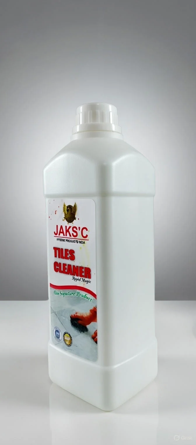 JAKS'C 1 Litre Tiles Cleaner Powerful Floor | Bathroom Cleaning Solution for Removing Tough Stains, Dirt, Grease, Hard Water Marks & Germs for Sparkling Hygienic Surfaces Home Use India image 3