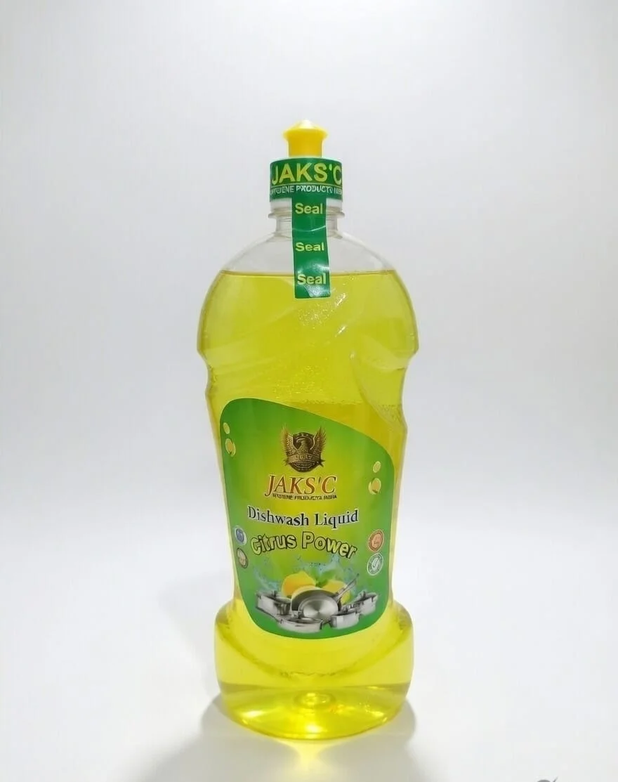 JAKS C 1 Litre Dishwash Liquid Citrus Power Dish Cleaning Gel with Fresh Lemon Fragrance for Removing Tough Grease Oil Food Stains and Deep Kitchen Utensil Cleaning for Sparkling Hygiene India image 2