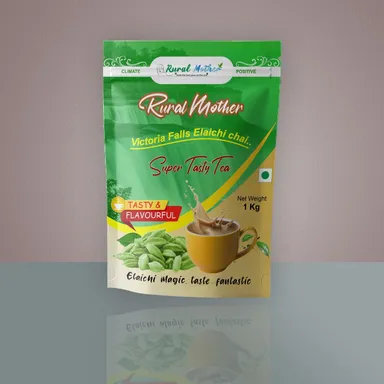 Rural Mother Victoria Falls Elaichi Chai Premium Cardamom Flavoured Strong Aromatic Indian Tea Blend for Daily Morning Energy Refresh Authentic Kadak Chai Experience thumbnail 0