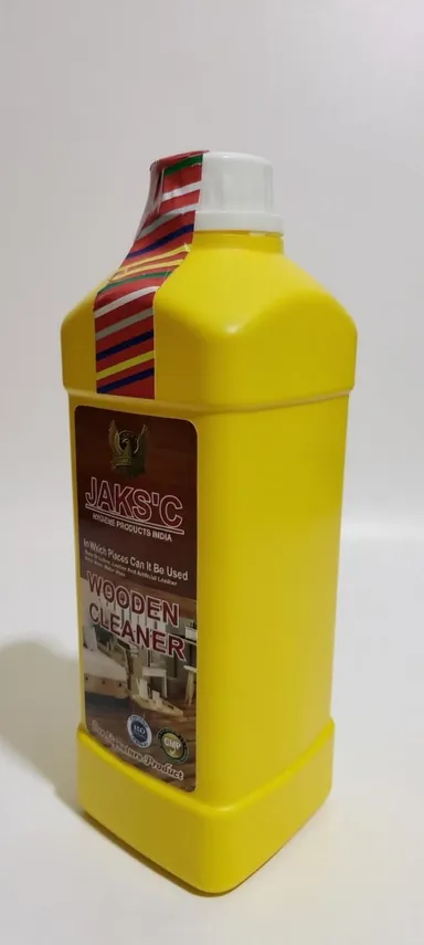 JAKS'C Wooden Cleaner 1 Litre | Premium Wood Surface Cleaner for Furniture, Floors, Cabinets, Long Lasting Shine, Dust Protection |Gentle Wood Care Solution thumbnail 1