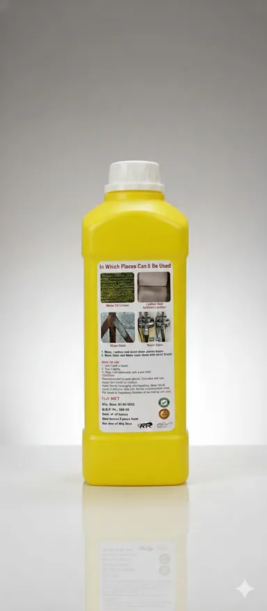 JAKS'C Wooden Cleaner 1 Litre | Premium Wood Surface Cleaner for Furniture, Floors, Cabinets, Long Lasting Shine, Dust Protection |Gentle Wood Care Solution thumbnail 2