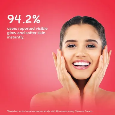 Glamour Cream for Women 100g Skin Brightening Moisturising Face Cream for Women Hydrating Daily Use Anti Dullness Glow Enhancing Lightweight Non Greasy Face Cream for All Skin Types Women Skincare India thumbnail 3