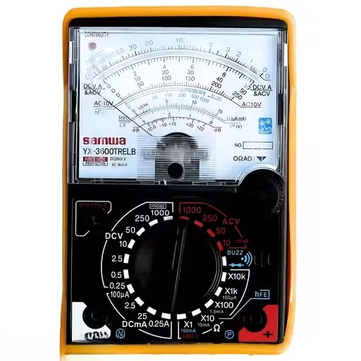 Analog Multimeter Portable Handheld Voltage Current Resistance Tester with Continuity NCV Overload Protection for Electronics Automotive DIY Repair Use image 2