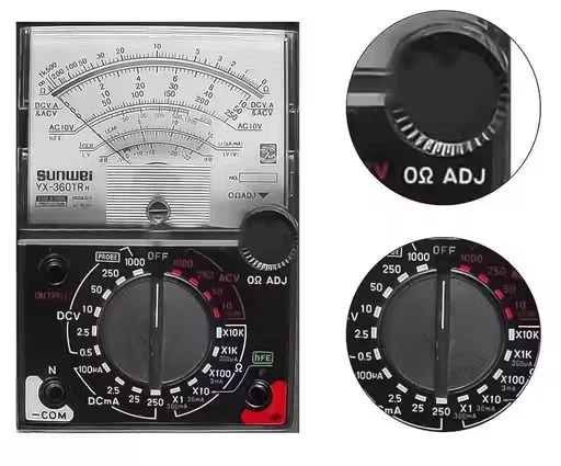 Analogue Multimeter Kit Voltage Current Resistance Tester NCV Continuity Overload Protection DIY Automotive Electronics Handheld Meter image 2