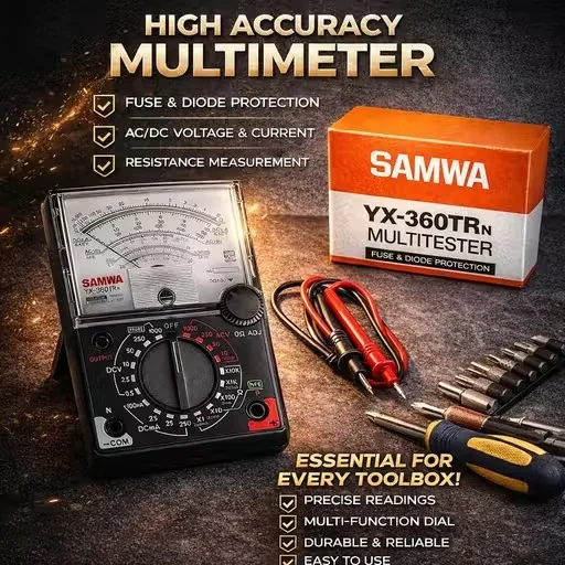 Analogue Multimeter Kit Voltage Current Resistance Tester NCV Continuity Overload Protection DIY Automotive Electronics Handheld Meter image 1