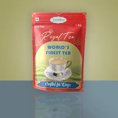 Rural Mother Royal Tea Premium Natural Indian Leaf Tea Blend Strong Aroma Refreshing Taste Daily Morning Tea Energy Booster Traditional Farm Fresh Beverage thumbnail 0