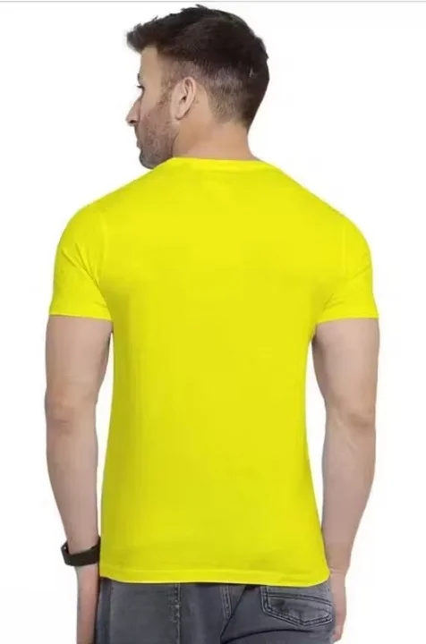SST Fashion Premium Yellow Wolf Graphic Printed Polyester T-Shirt for Men & Boys | Stylish Streetwear Animal Wild Wolf Designer Casual Half Sleeve Round Neck Tee Yellow L image 2