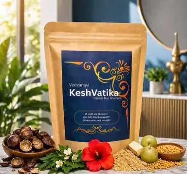 Pure Herbal Hair Wash Powder Amla Reetha Shikakai Hibiscus Bhringraj Ayurvedic Natural Hair Care Powder Chemical Free Hair Cleanser for Hair Fall Control Dandruff Free Strong Healthy Hair India thumbnail 0