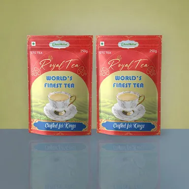 Rural Mother Royal Tea Premium Assam CTC Black Tea Strong Flavour Rich Aroma Kadak Chai for Milk Tea Daily Use Loose Tea Leaves India thumbnail 0