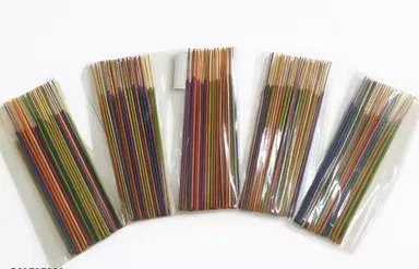 KYC Multi Agarbatti Incense Sticks 300 gm Pack of 5 Long Lasting Fragrance for Puja Havan Meditation Yoga Spiritual Aromatic Incense for Home Temple Daily Use Combo Pack thumbnail 1