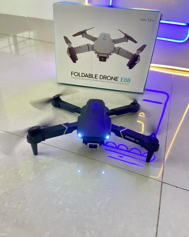Dual Camera Drone HD 4K WiFi FPV Quadcopter with Dual Lens Front & Bottom Camera, Altitude Hold, One Key Takeoff, Foldable Design, Remote Control Aerial Photography Drone for Beginners & Kids thumbnail 1