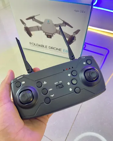 Dual Camera Drone HD 4K WiFi FPV Quadcopter with Dual Lens Front & Bottom Camera, Altitude Hold, One Key Takeoff, Foldable Design, Remote Control Aerial Photography Drone for Beginners & Kids thumbnail 0