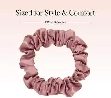 KYC Silk Satin Scrunchies Set of 12 Soft Elastic Hair Bands for Women Girls Hair Accessories Anti Breakage Hair Ties for Daily Use Styling Gifting Combo Pack Fashion Scrunchies for All Hair Types Ponytail Bun Styling Accessories India thumbnail 2