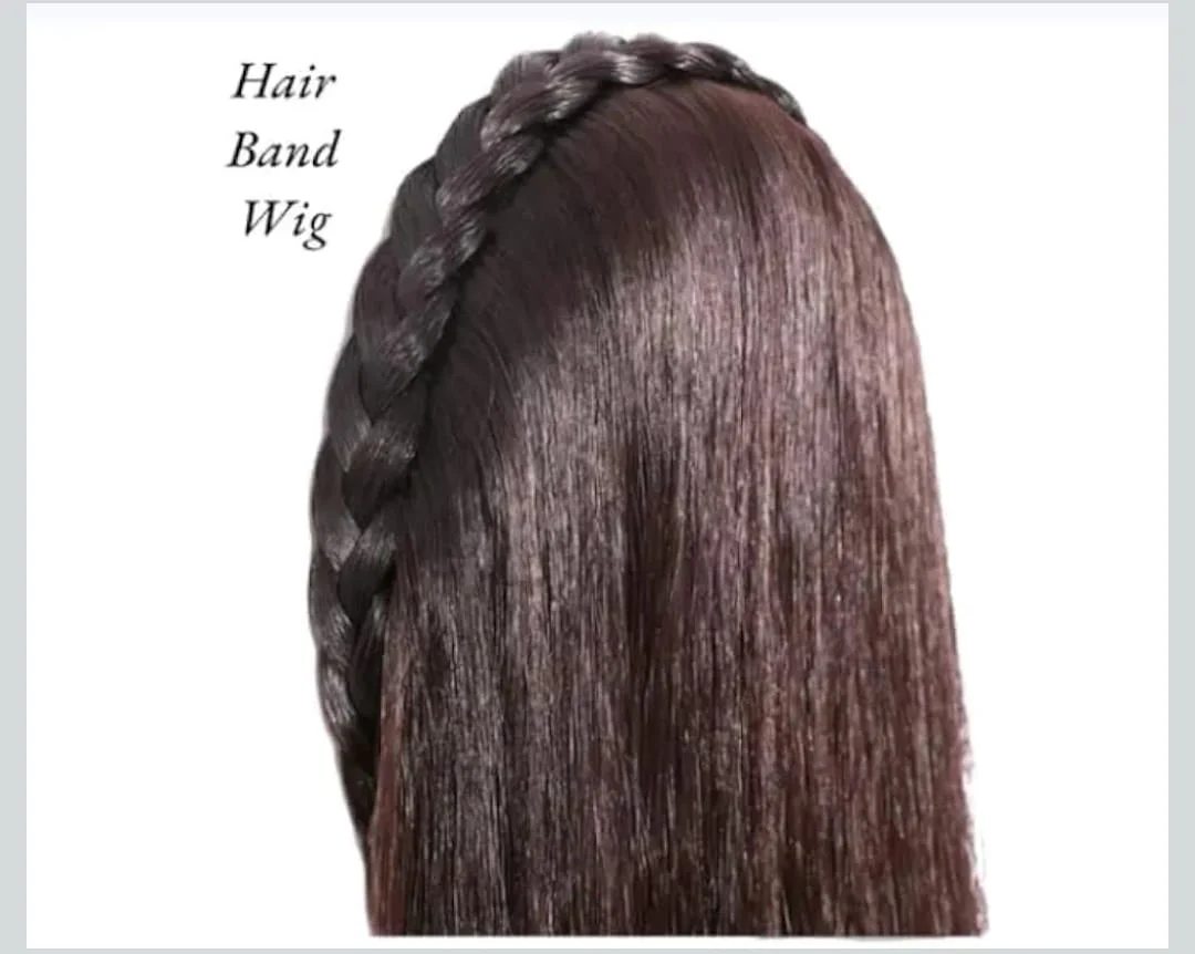 Long Wavy Dark Brown Clip In Hair Extension Half Up Braided Crown Synthetic Hairpiece 24 Inch Natural Look Ponytail Extension for Women Daily Wear Party Styling image 4