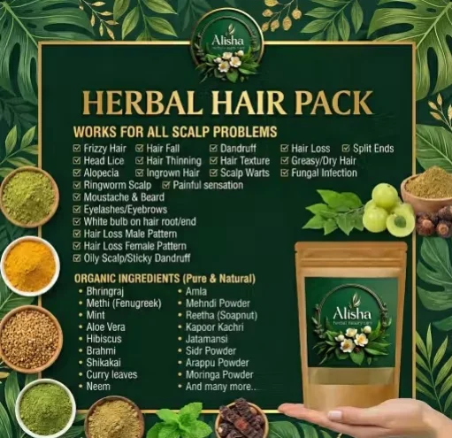Magical Hair Pack Natural Hair Growth Oil Treatment Kit for Strong Long Thick Hair Anti Hair Fall Herbal Nourishing Scalp Care Serum Combo Pack for Men Women Damage Repair Hair Care India image 2