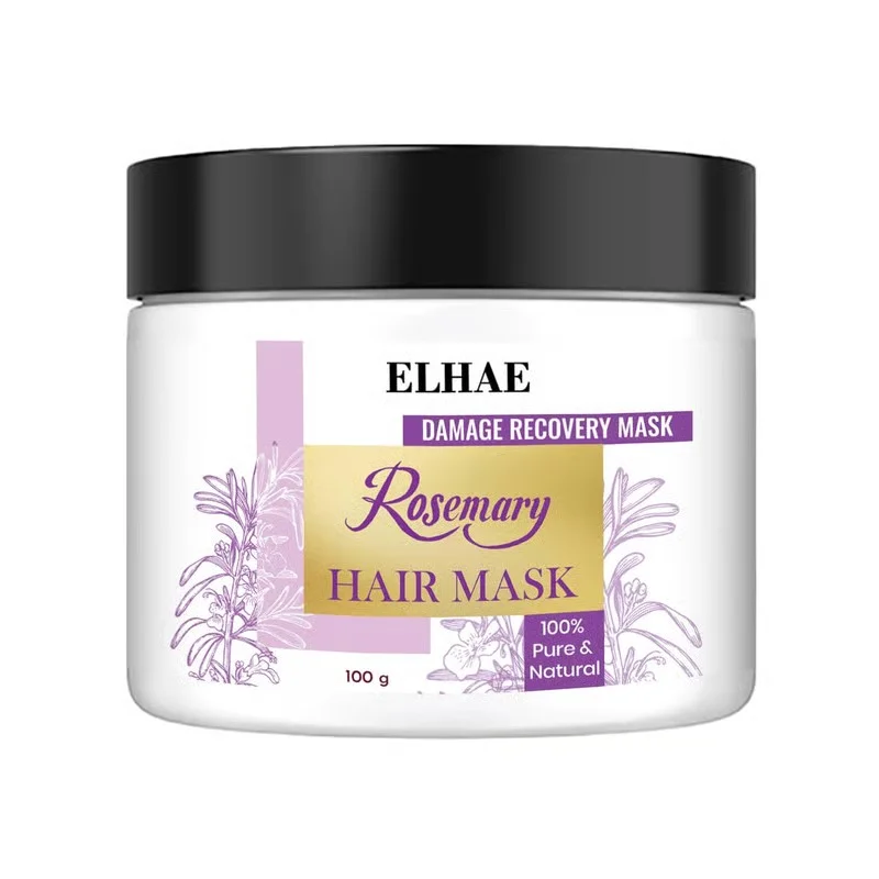 ELHAE Rosemary Hair Mask 100g for Damage Repair Deep Conditioning Hair Treatment Natural Hair Nourishment for Dry Frizzy Damaged Hair Strengthening Scalp Care Mask India image 1