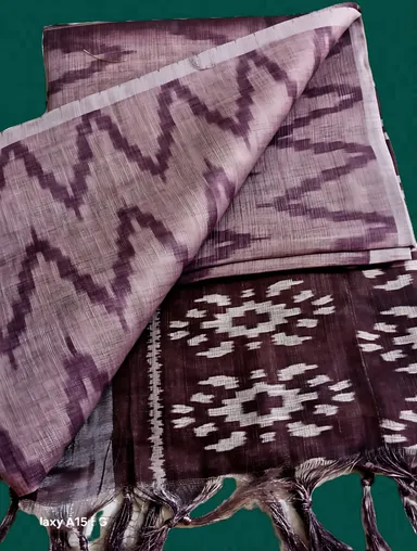 Elegant Lavender Casual Saree for Women with Ethnic Motif Pallu Lightweight Georgette Daily Wear Saree Stylish Office Wear Festive Ethnic Saree India thumbnail 1