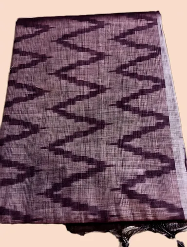 Elegant Lavender Casual Saree for Women with Ethnic Motif Pallu Lightweight Georgette Daily Wear Saree Stylish Office Wear Festive Ethnic Saree India thumbnail 3