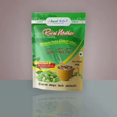 Rural Mother Victoria Falls Elaichi Chai Premium Cardamom Tea Strong Aromatic Indian Masala Tea Blend Rich Flavor Elaichi Kadak Chai thumbnail 0
