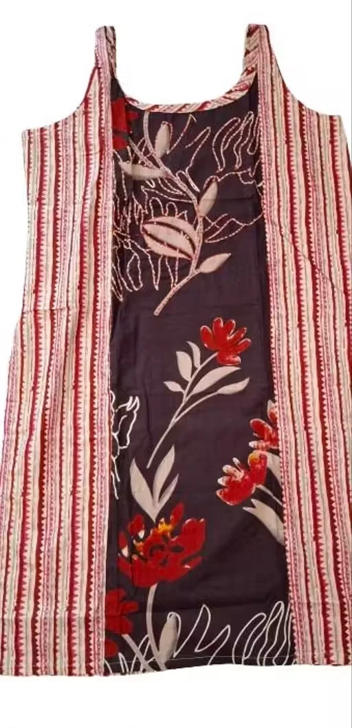 Women’s Rayon Kurti Sleeveless Inner Wear Layering Kurti Soft Breathable Casual Ethnic Wear Straight Fit Summer Daily Wear Lightweight Stylish Rayon Kurti India COTTON KURTI XL image 2