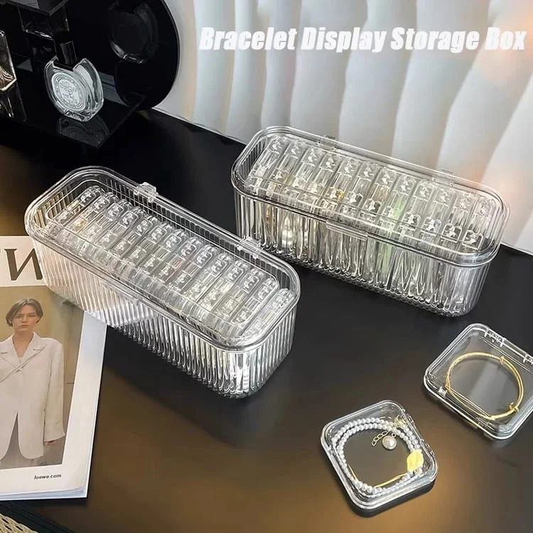 Acrylic Jewellery Box Multi Layer Transparent Jewellery Organizer with Drawer System Ring Holder Necklace Earrings Storage Case for Women Dressing Table Vanity Makeup Storage Organizer Box image 2