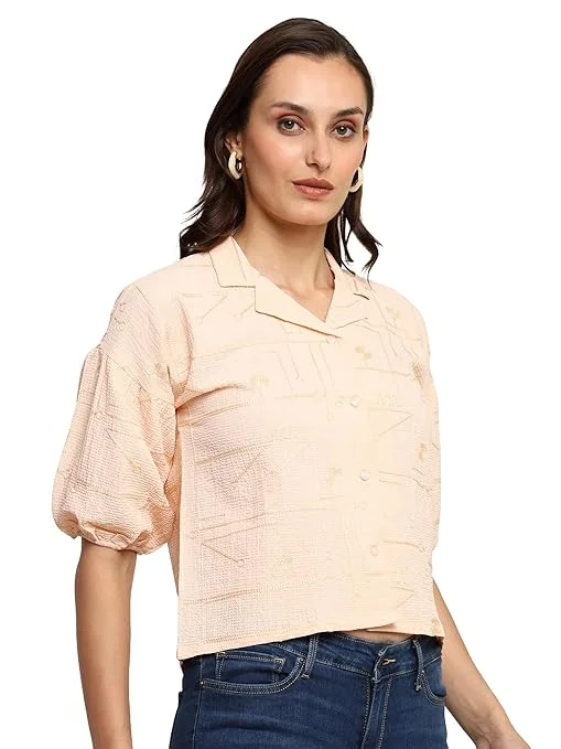 itshe Boho Print Oversized T-Shirt for Women Loose Fit Half Sleeve Round Neck Casual Graphic Cotton Tee Summer Streetwear Plus Size Trendy Ladies Top India Pink S image 3