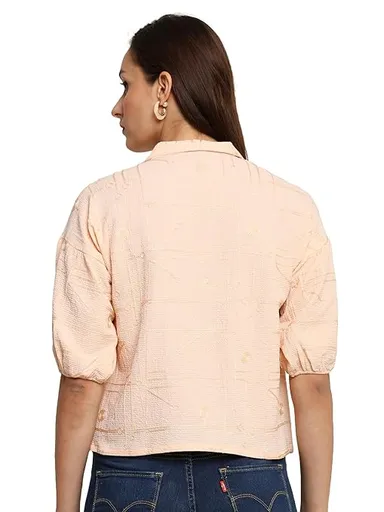 itshe Boho Print Oversized T-Shirt for Women Loose Fit Half Sleeve Round Neck Casual Graphic Cotton Tee Summer Streetwear Plus Size Trendy Ladies Top India Pink XL thumbnail 1