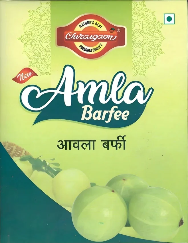 Homemade Sweet Amla Barfi Handcrafted Traditional Indian Amla Murabba Natural Gooseberry Sweet Digestive Ayurvedic Candy Dessert 500 g Pack image 1