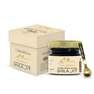 Hilajit Shilajit Resin 20g with 75%+ Fulvic Acid for Men & Women Ayurvedic Energy Booster for Strength Stamina Immunity Vitality Testosterone Support thumbnail 1