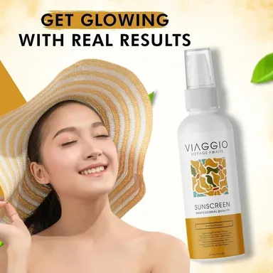 Viaggio Sunscreen SPF 50 PA+++ Face & Body Broad Spectrum UVA UVB Protection 50ml Lightweight Non Greasy Daily Sun Protection Cream for Men & Women Water Resistant Sunscreen for All Skin Types India thumbnail 4