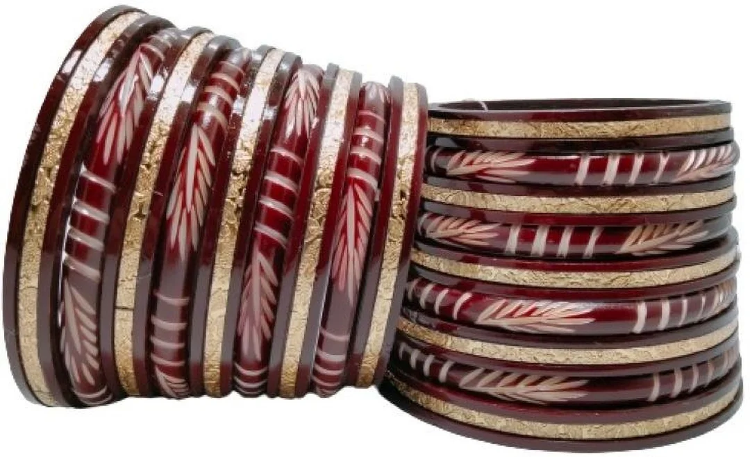 Handmade Resin Bridal Chuda Set for Women Traditional Punjabi Wedding Bangles Standard Free Size 2.4 image 4